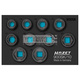HAZET 10-PIECE SHORT IMPACT SOCKET SET 1/2"